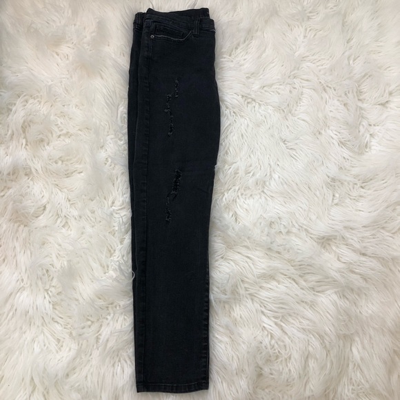 Banana Republic Distressed Black Jeans - Picture 3 of 6